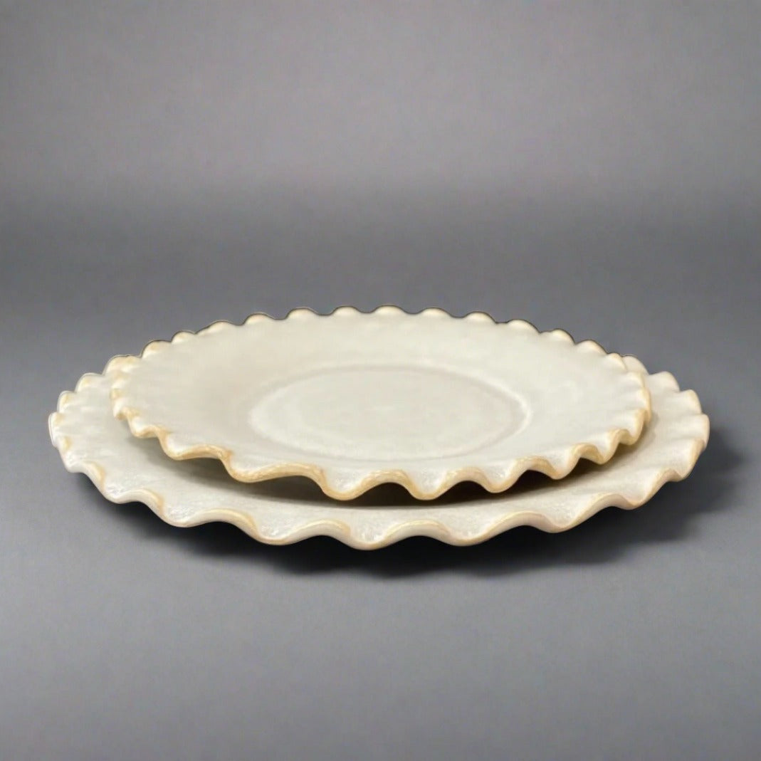 Tojiki Tonya Fuchiha Flat Plate - Small