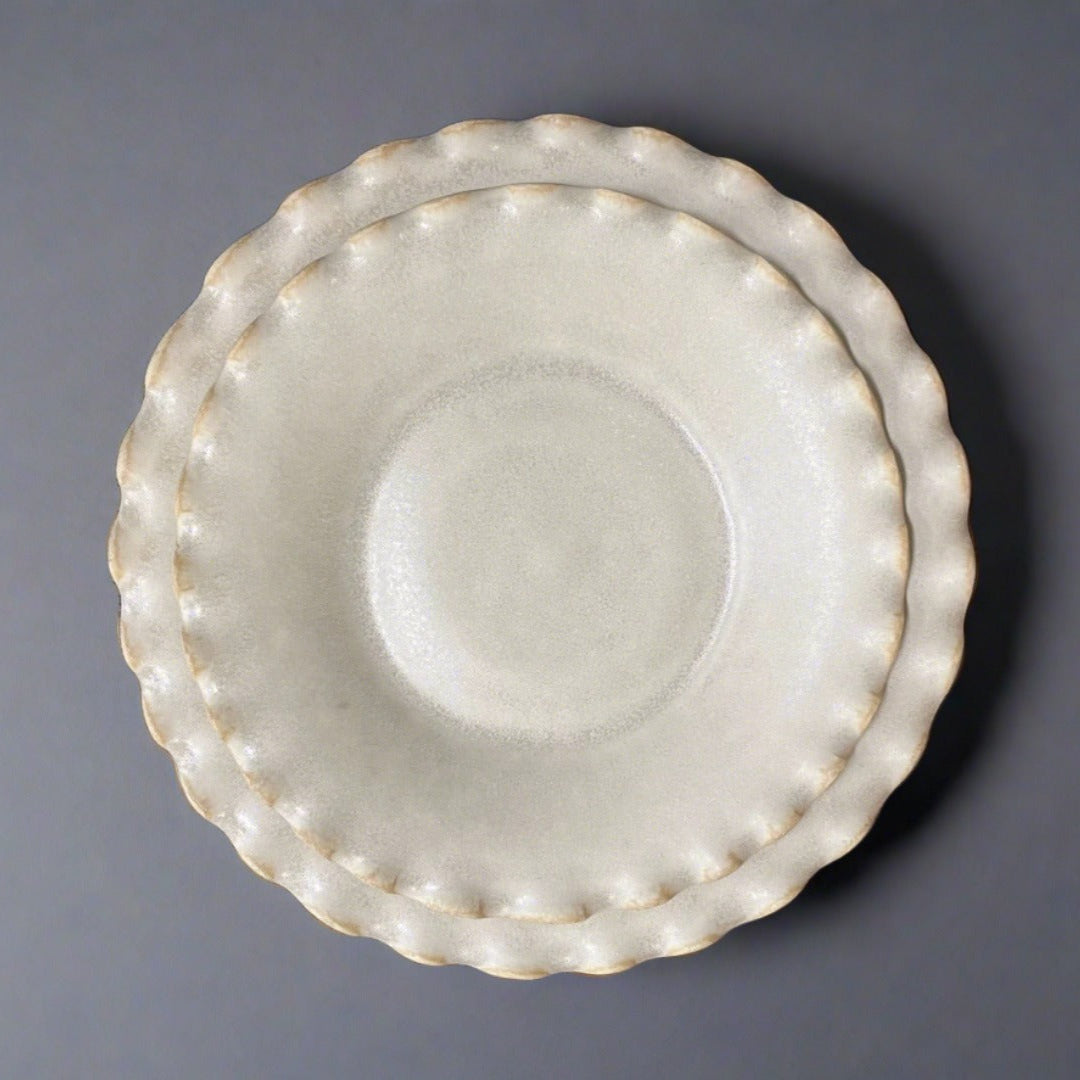 Tojiki Tonya Fuchiha Flat Plate - Small