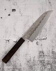 Tsunehisa Ginsan Nashiji Santoku 165mm Ebony Handle