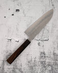 Tsunehisa Ginsan Nashiji Santoku 165mm Ebony Handle