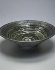 Mino-ware Roughly Carved Moonlight Deep Plate