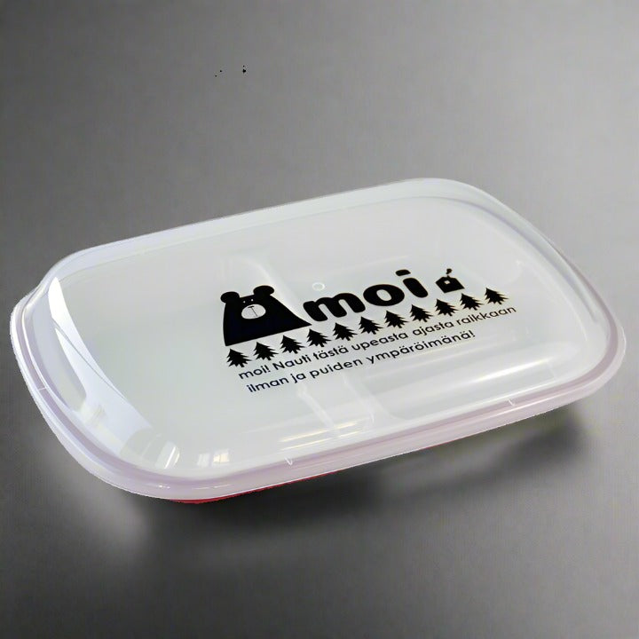 Moi Plastic Lunch Box Two Colors