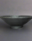 Mino-ware Roughly Carved Moonlight Deep Plate