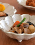 Tojiki Tonya Kikka Rinka Legged Small Plate