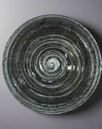 Mino-ware Roughly Carved Moonlight Deep Plate