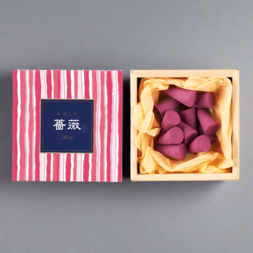 Nippon Kodo Kayuragi Incense Cones - Rose 薔薇