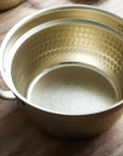 Hokuriku Aluminum Stepped Pot with Wooden Lid