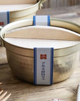Hokuriku Aluminum Stepped Pot with Wooden Lid