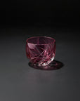Yamada Glass Edo Kiriko Crystal Sake Glass - Flame 焔