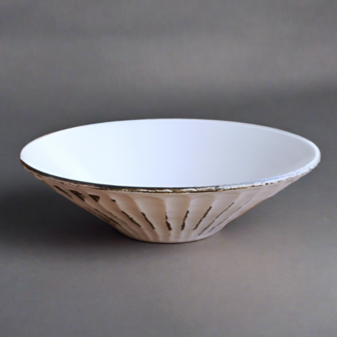 Fukui Craft Rust-coated Shallow Bowl