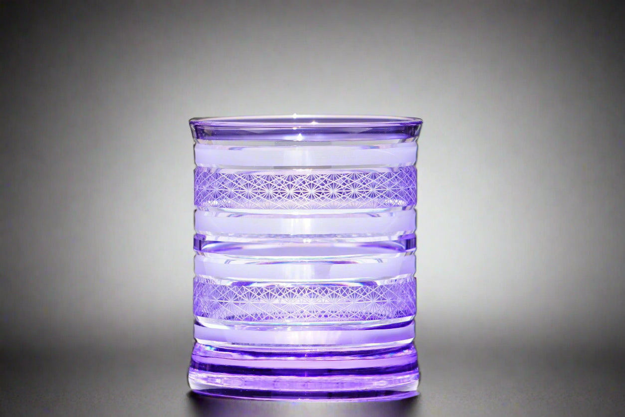 Rinzen Edo Kiriko Whisky Glass - Meguri 廻り
