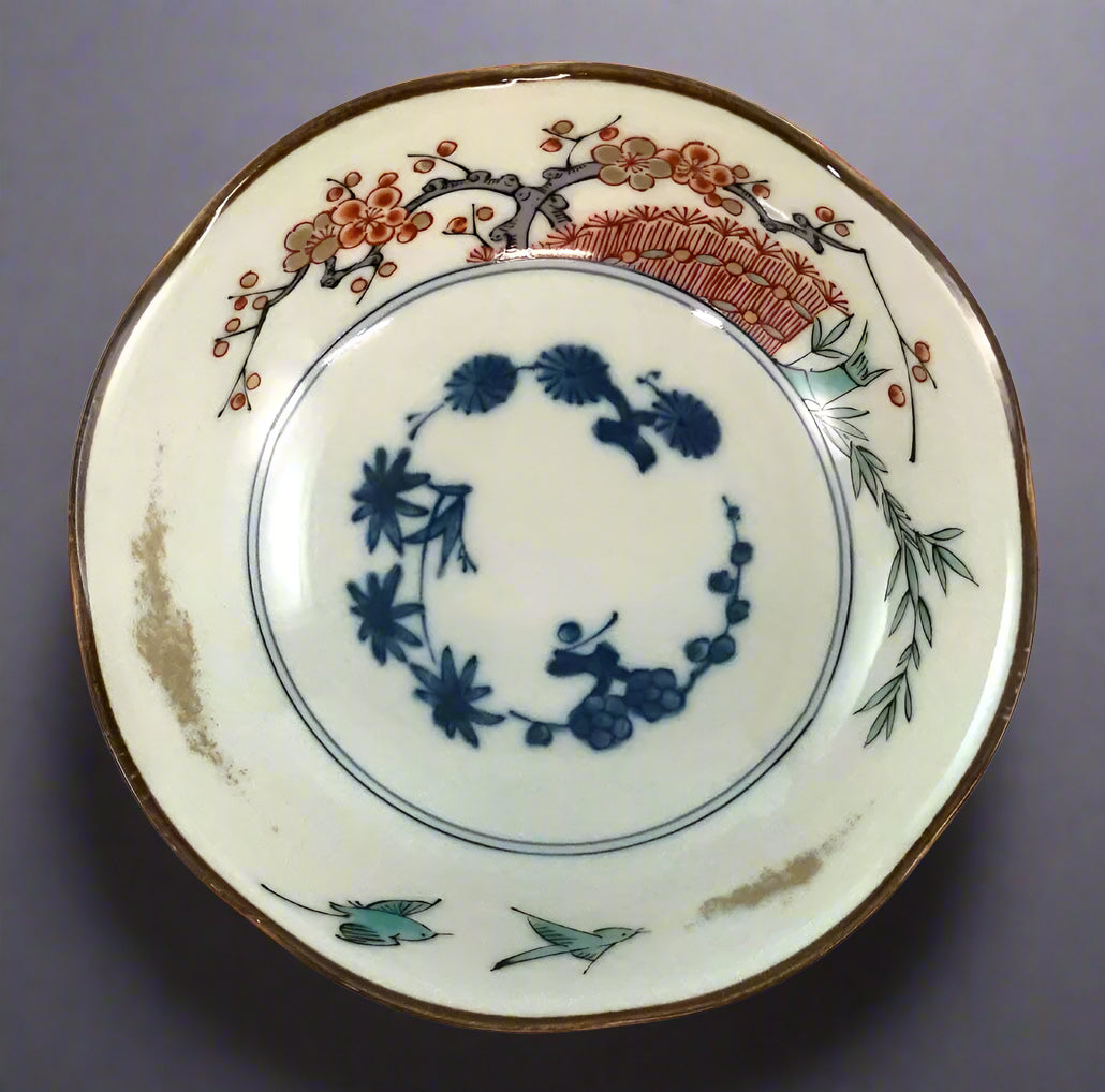Mino-ware Florid Blooming Bowl Set