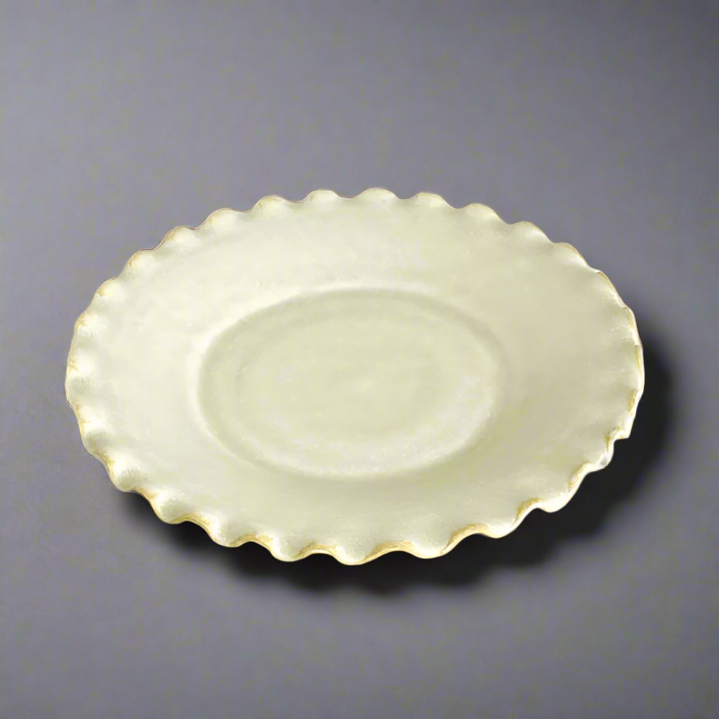 Tojiki Tonya Fuchiha Flat Plate - Small