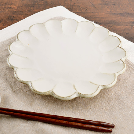 Tojiki Tonya Kikka Rinka Plate 24cm