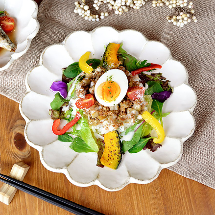 Tojiki Tonya Kikka Rinka Plate 24cm