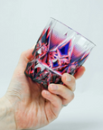 Satsuma Kiriko Two-tone Crystal Whisky Glass - Cut 213 (Three Colours)