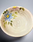 Asahido Shallow Bowl 14cm - Clematis