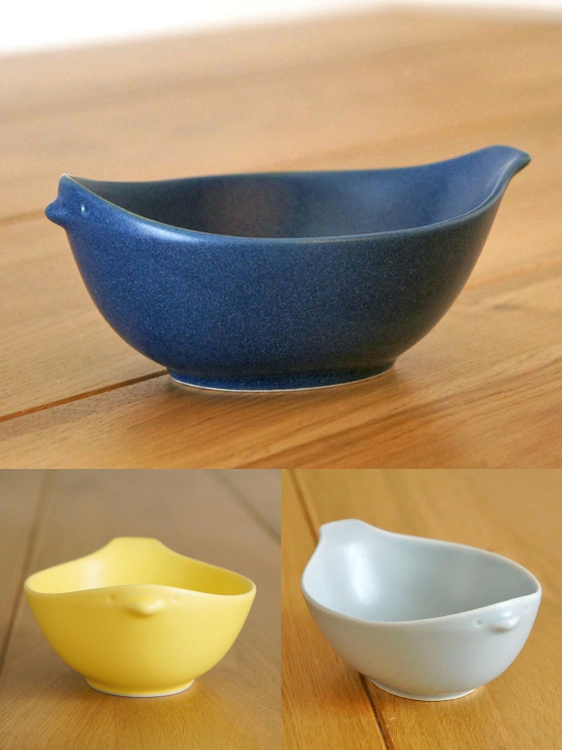 Tojiki Tonya KOTORI Small Bowl 13cm -  3 Colours