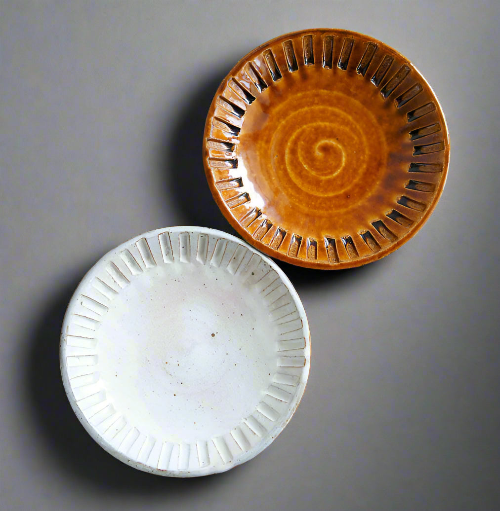 Tojiki Tonya Cafe Plate Two Colours