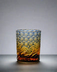 Yamada Glass Edo Kiriko Crystal Mini Whisky Glass - Sazanami 漣 (Two Colours)