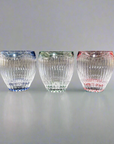 Toa Glass Edo Kiriko Whisky Glass by Satoshi Nabetani - Bud 蕾 (Pink)