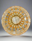 Toa Glass Edo Kiriko Whisky Glass by Satoshi Nabetani - Sunflower 向日葵 (Yellow)