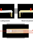 Hasegawa Pro-PE Lite Black Anti-Bacterial Cutting Board Wood Core