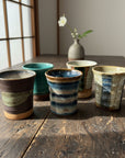 Japanese Tall Sake Cup Set of 5
