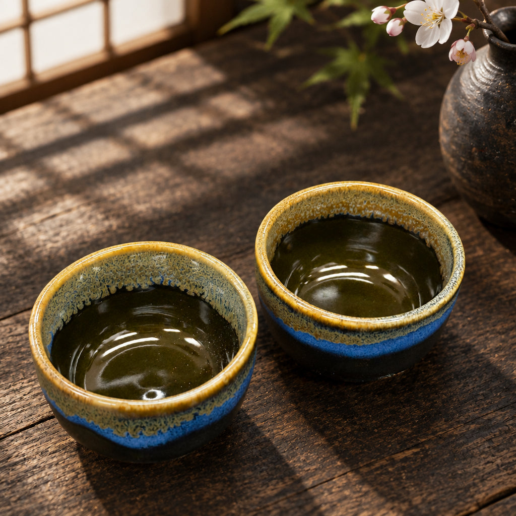 Kurogama Sake Set