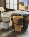 Earth Stone Tall Cup Set of 5