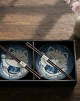 Sitting Cat Bowl Set of 2