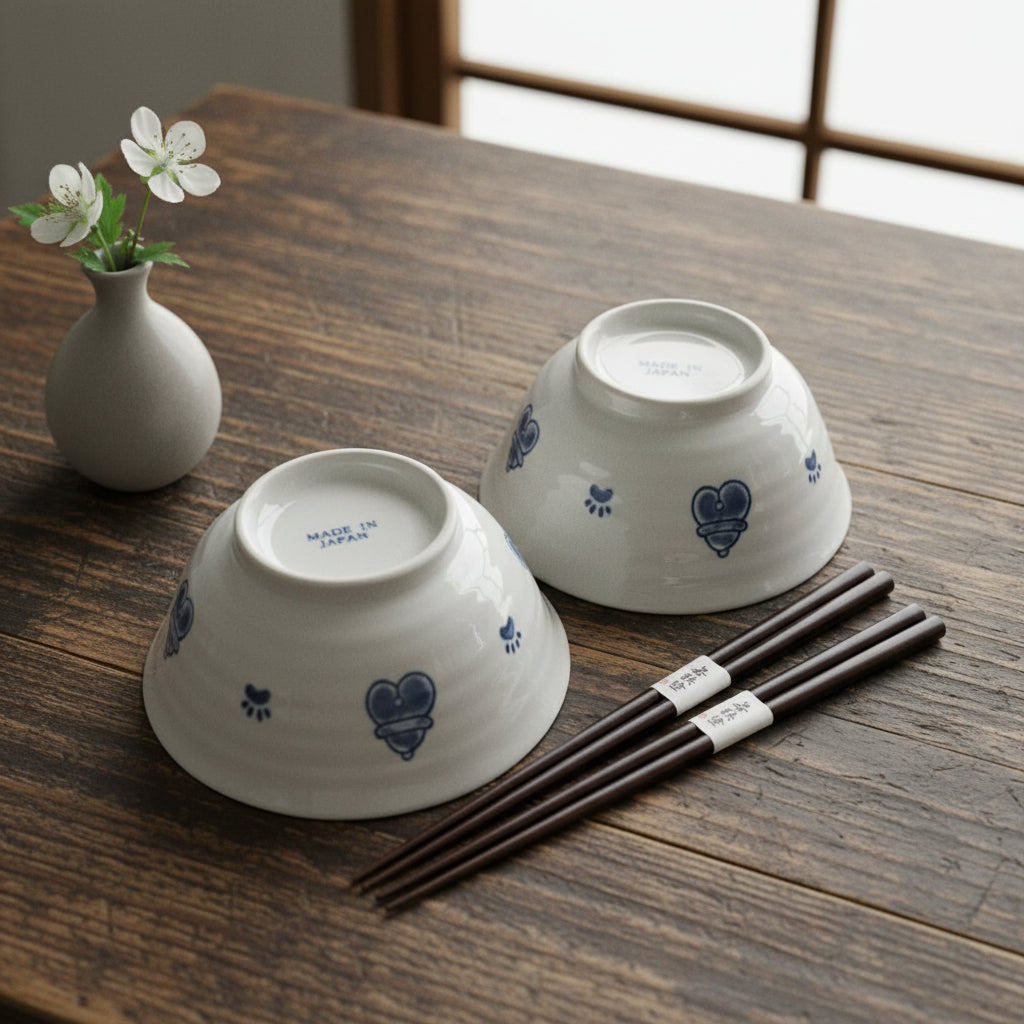 Sitting Cat Bowl Set of 2