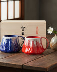 Mt. Fuji Mug Pair
