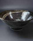 Fukui Craft Black Rough Brush Bowl