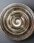 Mino-ware Roughly Carved Moonlight Serving Plate