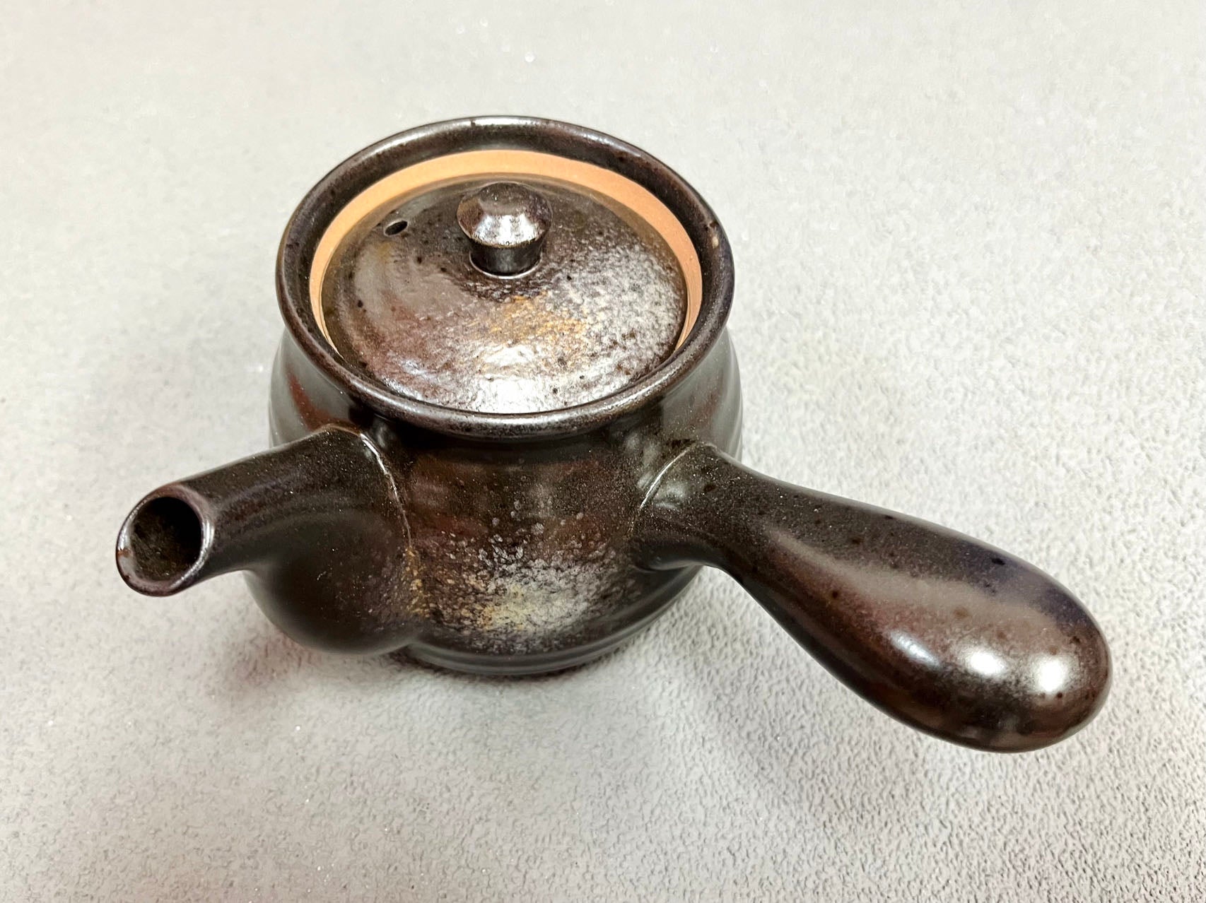 Fukui Craft Japanese Traditional Teapot Black Kakumei