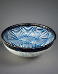 Ichiyama Wave Pattern Shallow Bowl