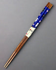 Aoba Chopsticks 22.5cm - Cat Cherry Blossom