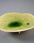 Shigaraki Lotus Leaf Three-Legged Large Plate