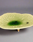 Shigaraki Lotus Leaf Three-Legged Large Plate