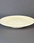 Mino-ware Beige Spiral Plate