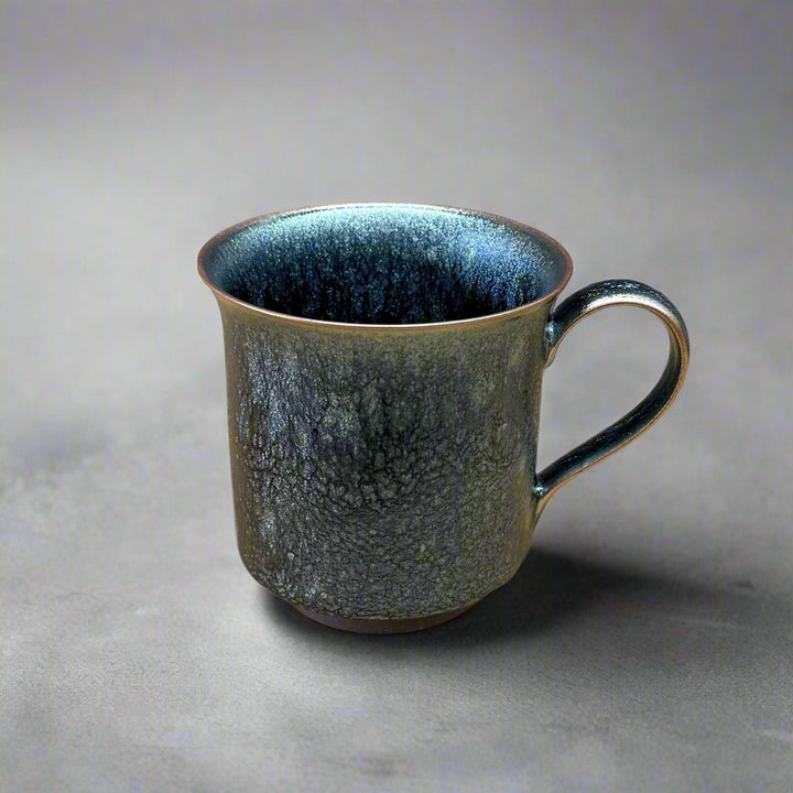 Asahido Matt Tenmoku Mug by Hashimoto