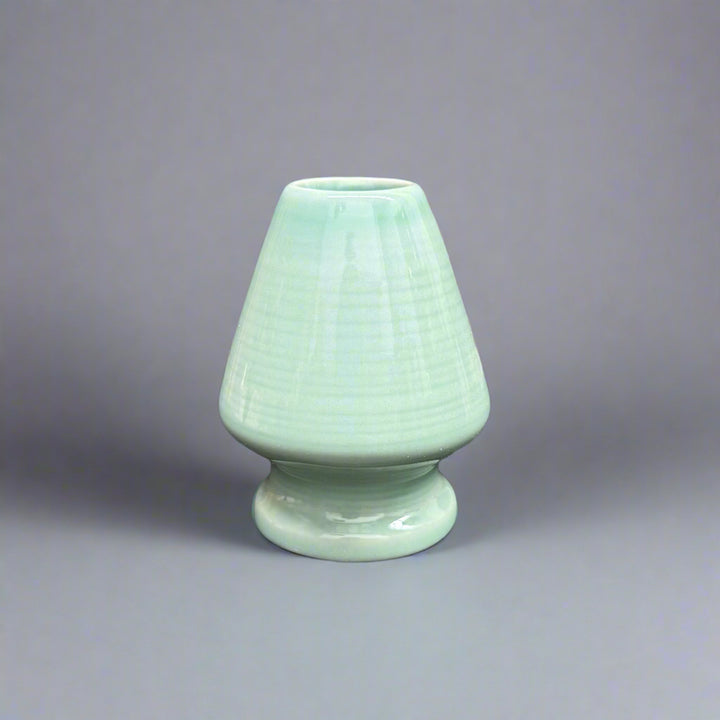Celadon tea whisk stand