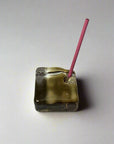 Kousaido Square Glass Incense Holder - Grey