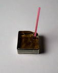 Kousaido Square Glass Incense Holder - Black