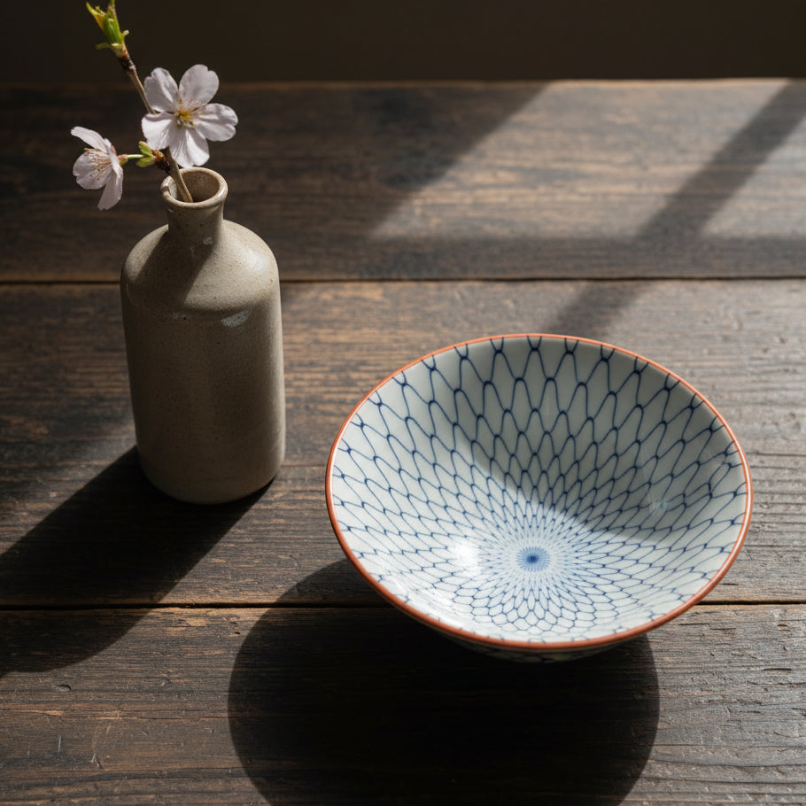 Tenmoku Net Pattern Bowl