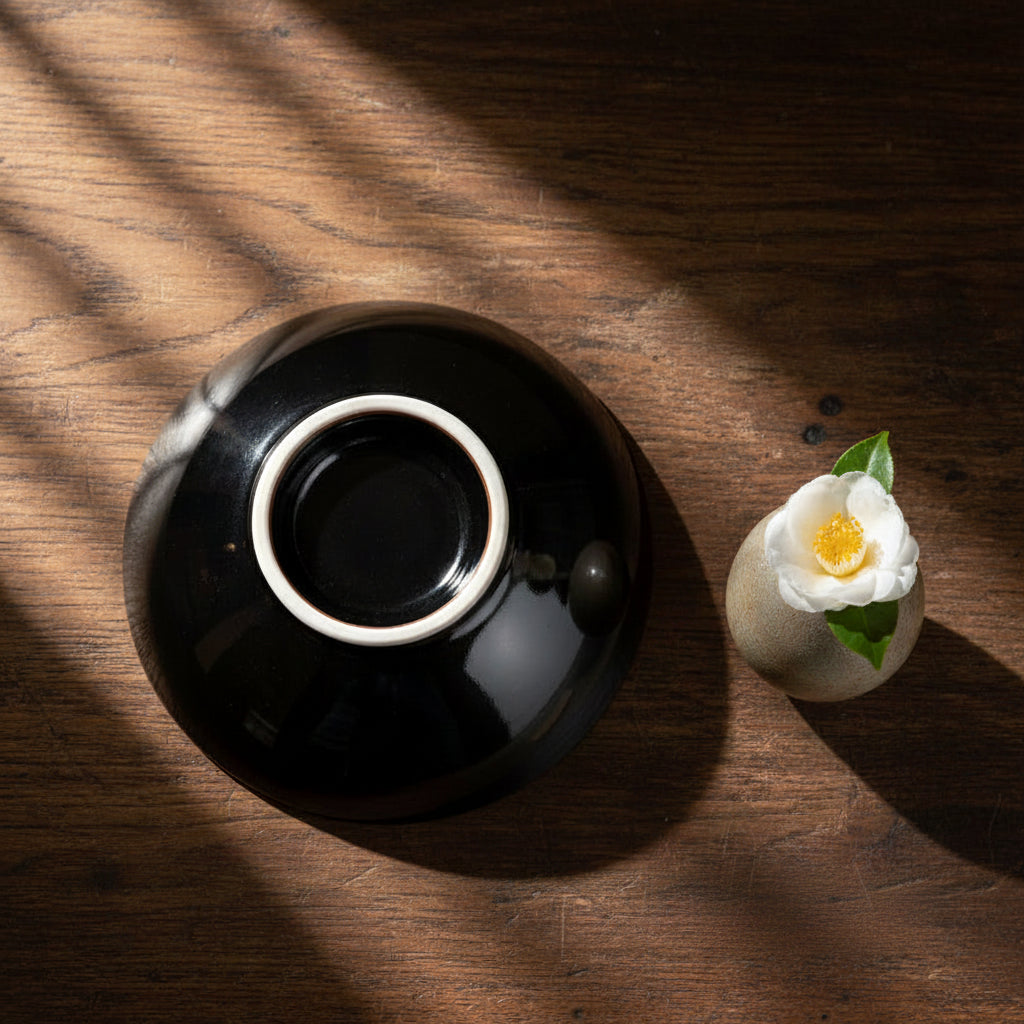 Tenmoku Net Pattern Bowl