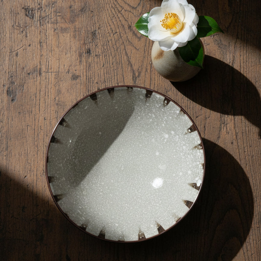 Mino-ware Winter Rust Small Bowl