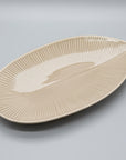 Nagomi Beige Leaf Plate