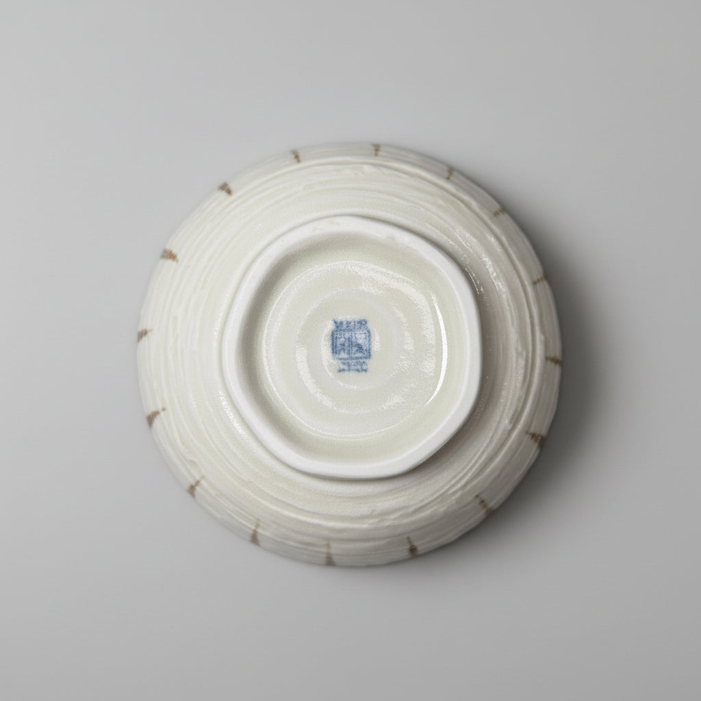 Navy Striped Rokubey Textured Bowl - 2 Colours